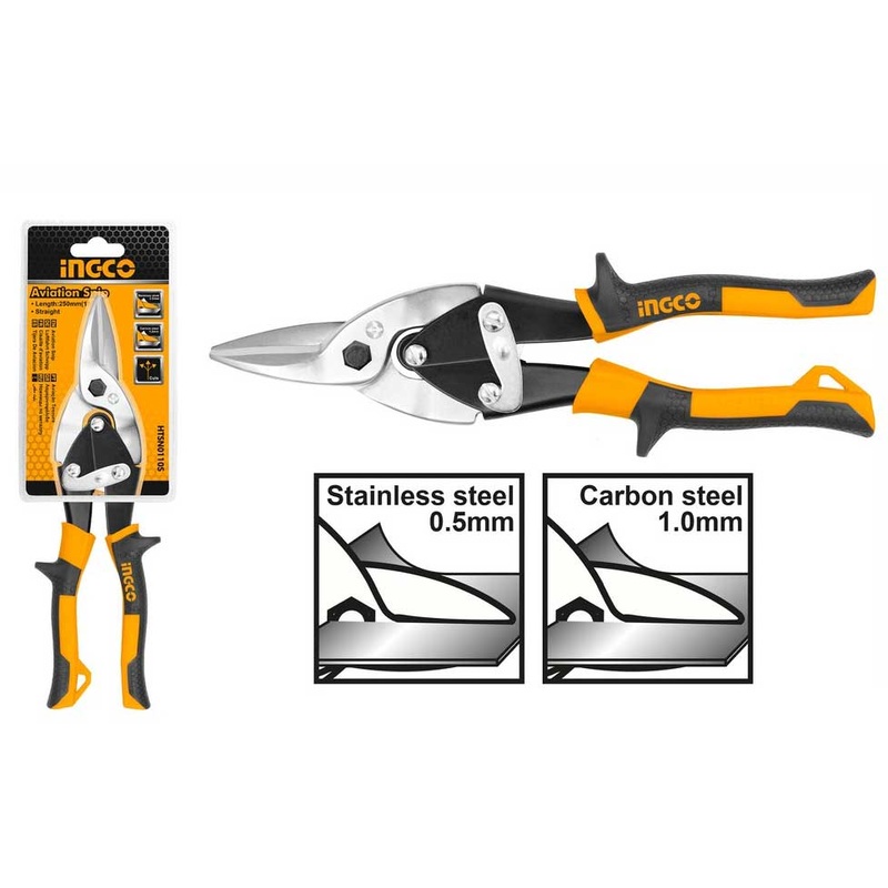 Ingco HTSN0110S Aviation Snip Straight 10"