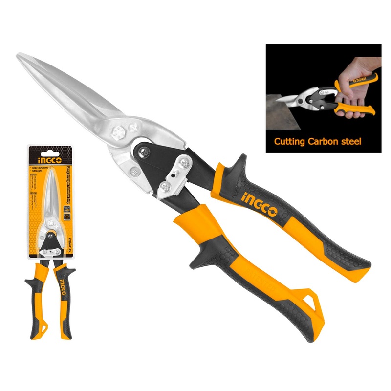 Ingco HTSN0112S Long Straight Aviation Snip 12"