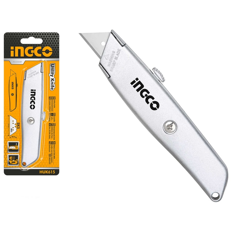 Ingco HUK615 Utility Cutter Knife