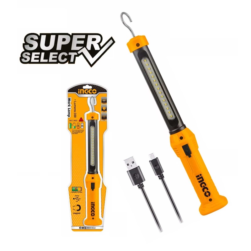 Ingco HWLI35261 Work Lamp Light (SS) 300 lumens
