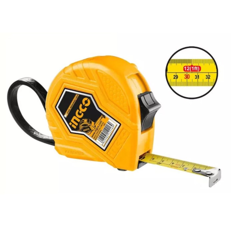Ingco Steel Tape Measure (2 Stop Button)