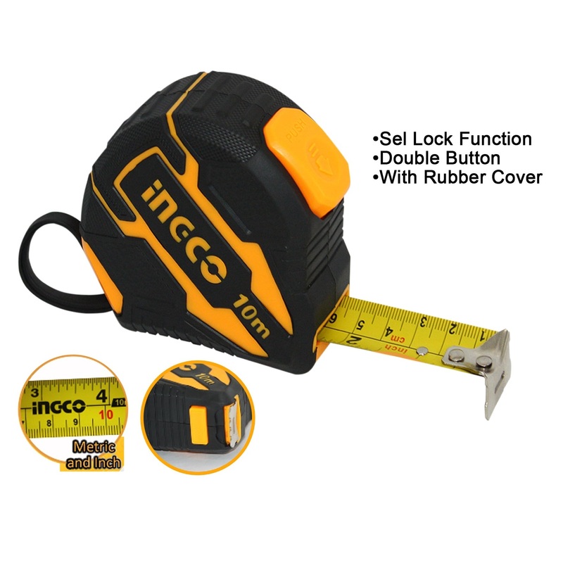 Ingco Steel Tape Measure (Auto Lock / Self Lock)