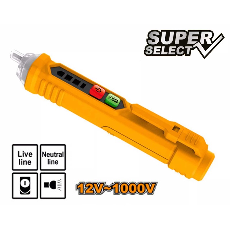 Ingco VD100026 AC Voltage Detector Tester / Test Pencil (SS)