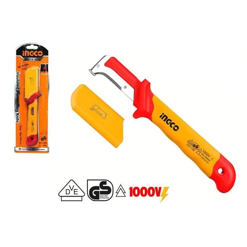 Ingco HIDCK185 Insulated Dismantling Cutter Knife 1000V