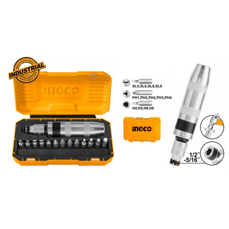 Ingco HIDS1301 13pcs Impact Driver Set