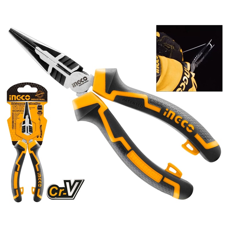 Ingco High Leverage Long Nose Pliers