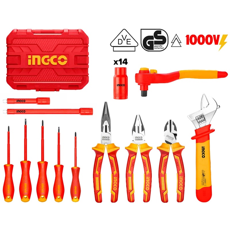 Ingco HKITH2601 26pcs Insulated Hand Tools Set