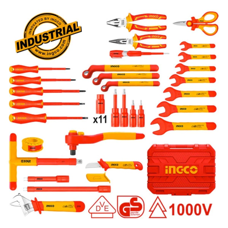 Ingco HKITH4101 41pcs Insulated Hand Tools Set 1000V
