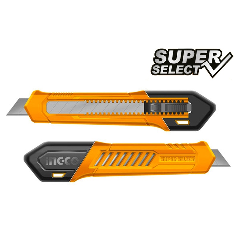 Ingco HKNS16001 18mm Snap Off Blade Cutter Knife (SS)