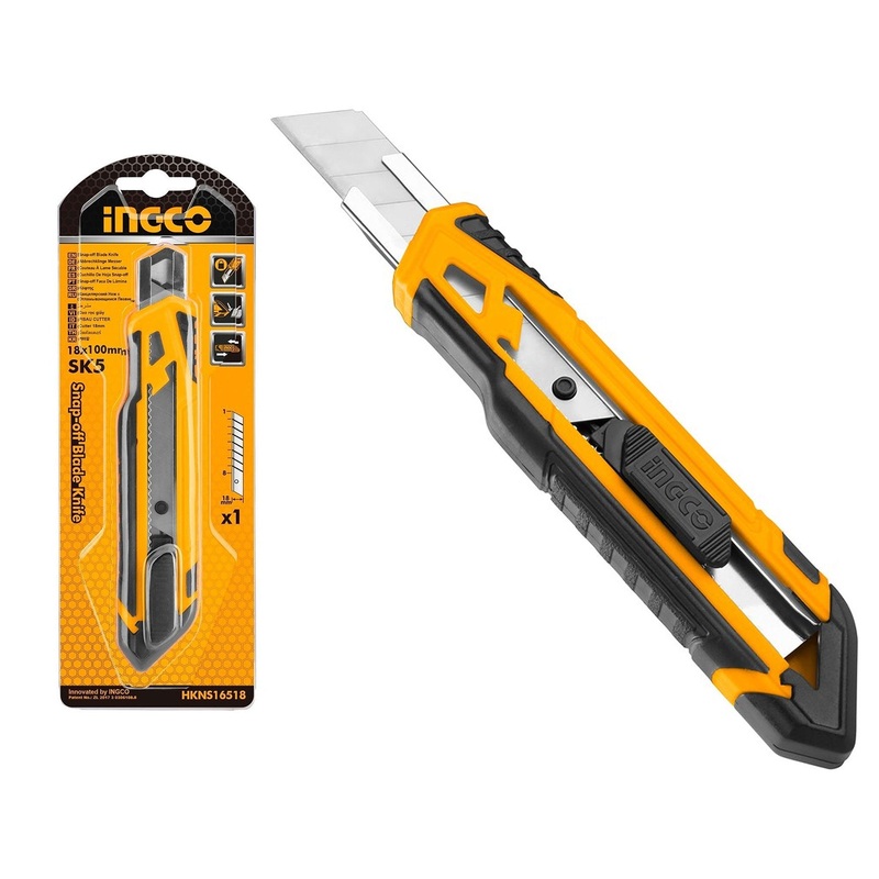 Ingco HKNS16518 Snap Off Blade Cutter Knife 18mm