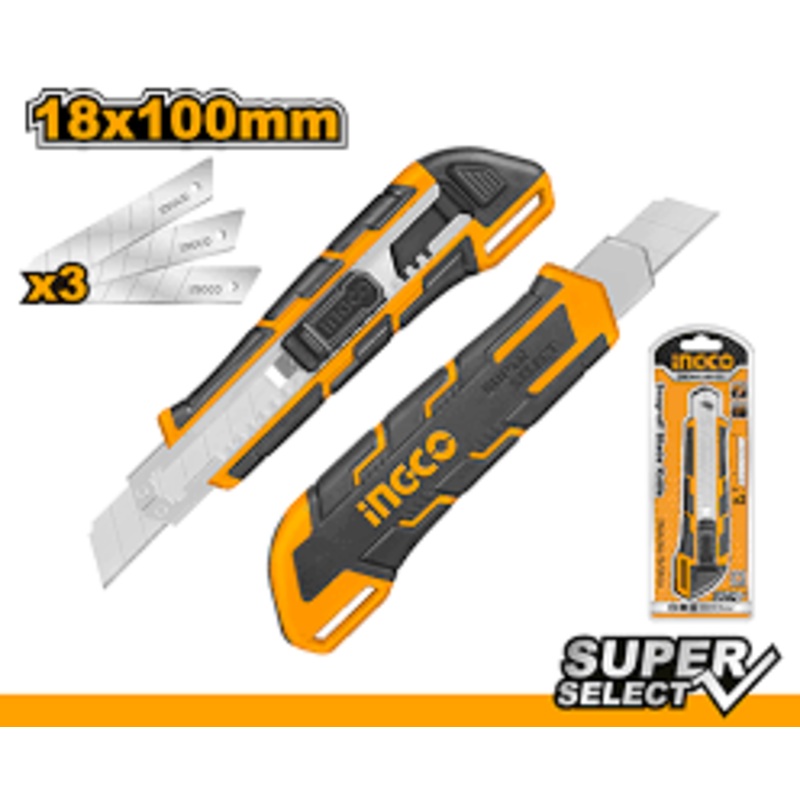 Ingco HKNS28035 Snap Off Blade Cutter Knife (SS)