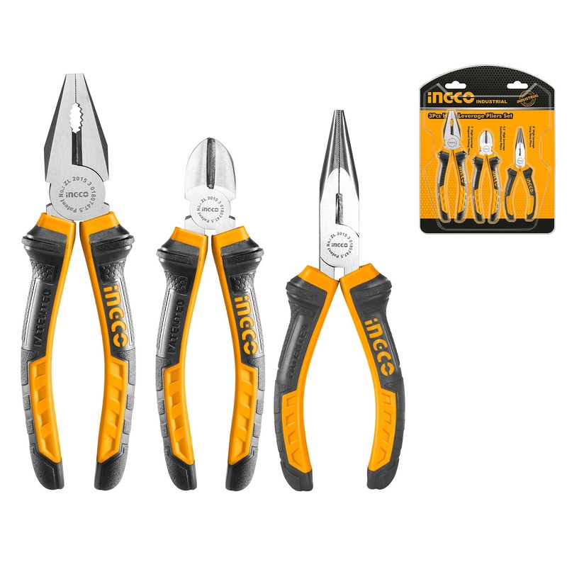 Ingco HKPS08318 3pcs Pliers Set