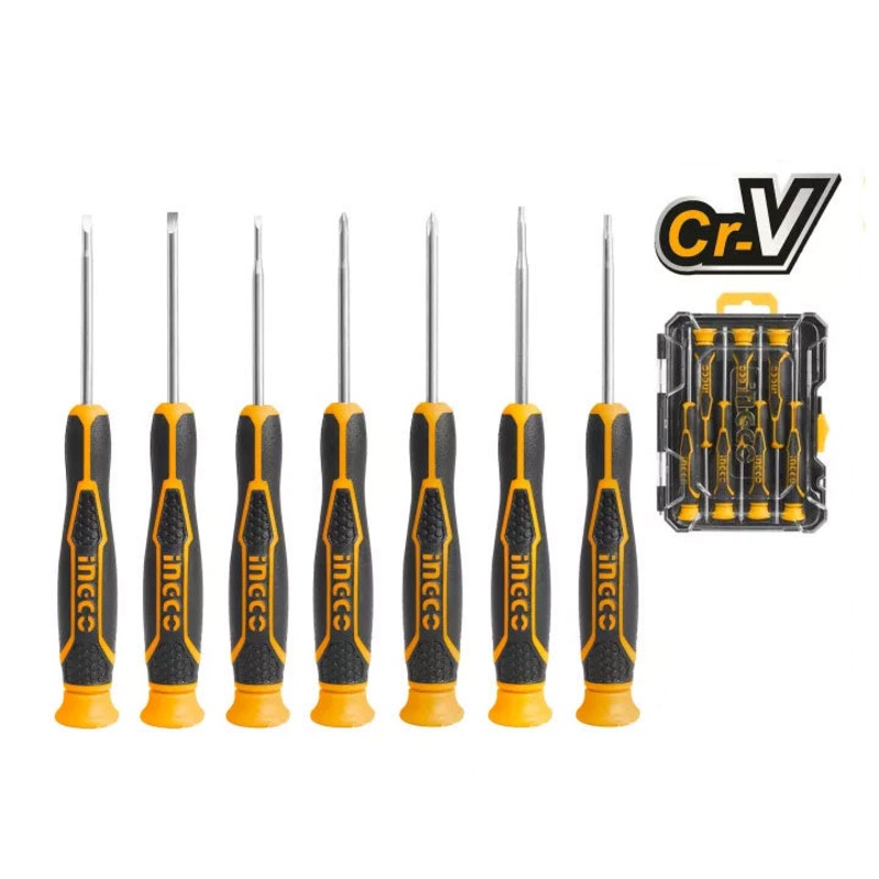 Ingco HKSD0718 7pcs Precision Screwdriver Set