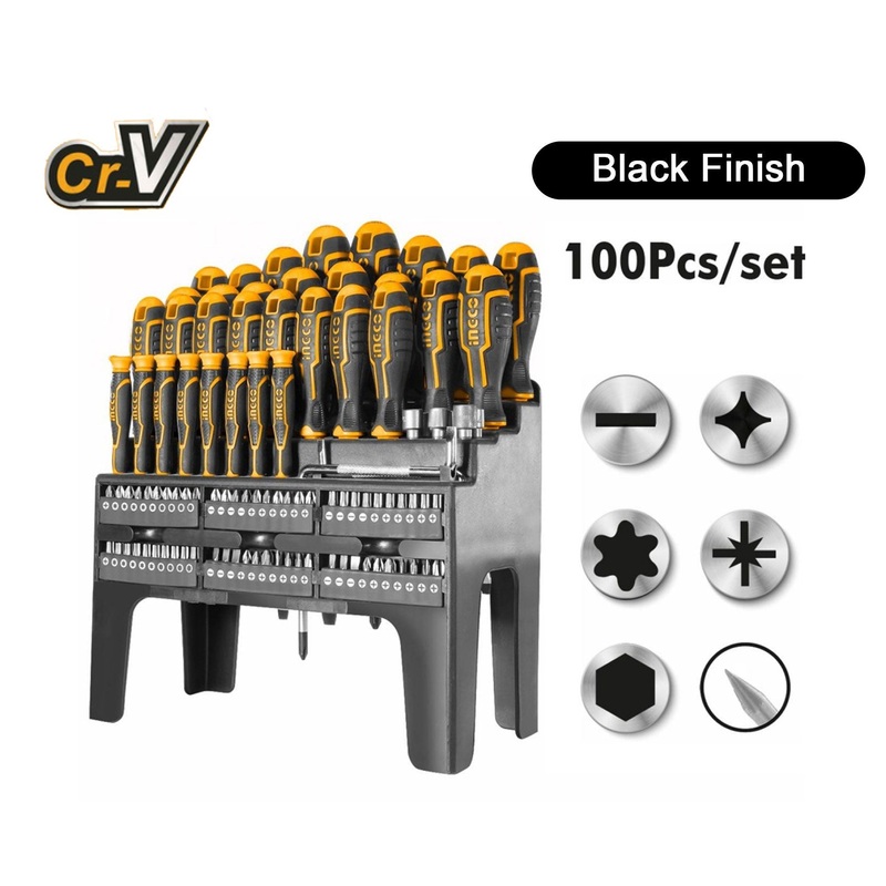 Ingco HKSD10028 100pcs Screwdriver Set