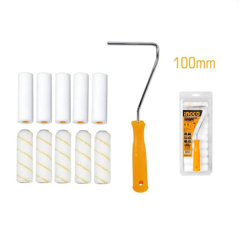 Ingco HKTCB121001 12 in 1 Cylinder Paint Roller Set