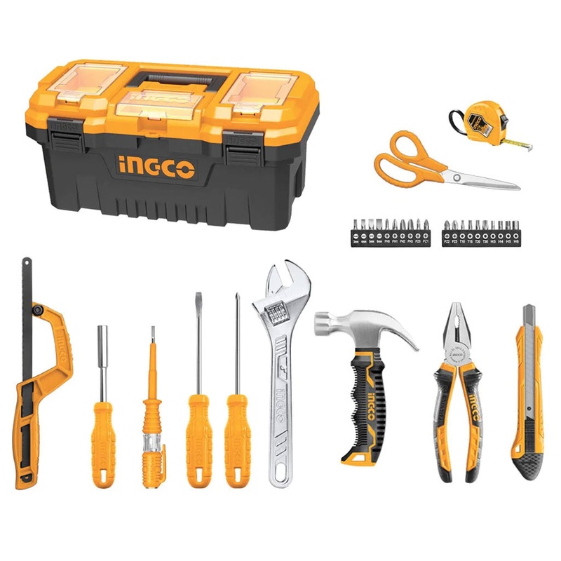 Ingco HKTHP10321 32pcs Hand Tools Set with Tool Box