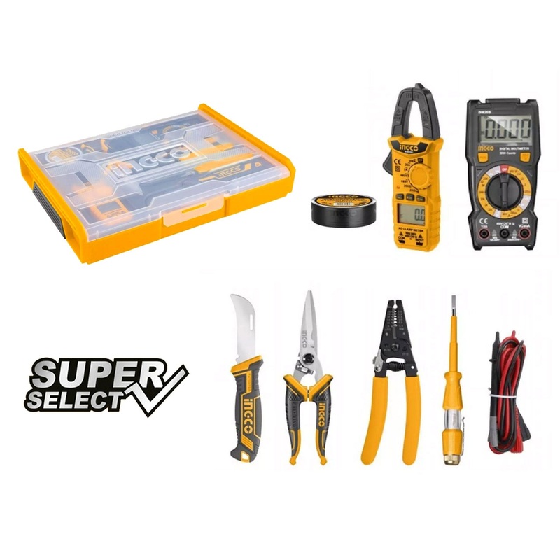 Ingco HKTV01T071 7pcs Telecom Hand Tools Set with Case (SS)