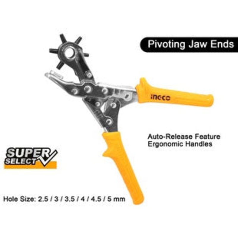Ingco HLHP028 Leather Hole Punch / Puncher (SS)