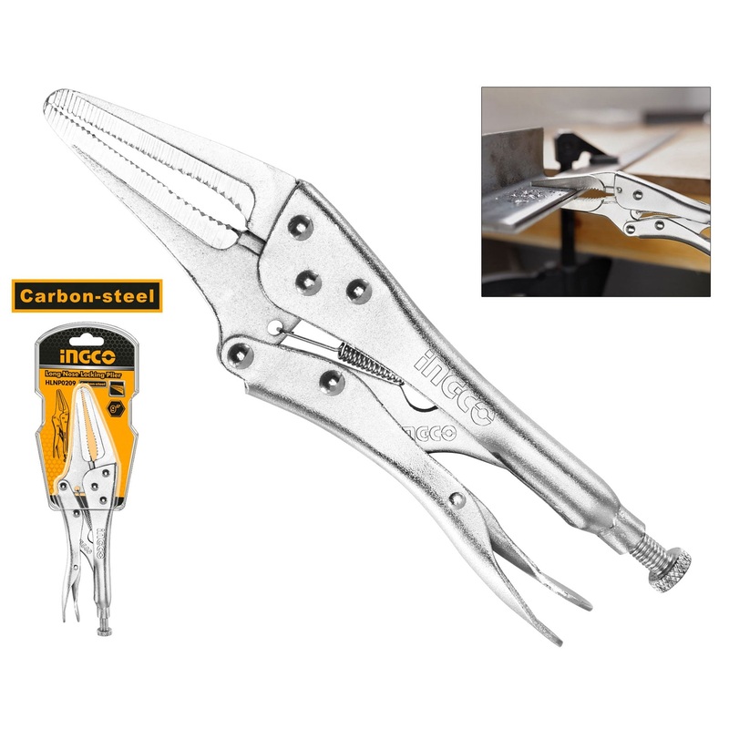 Ingco HLNP0209 Long Nose Locking Plier Vise Grip 9"