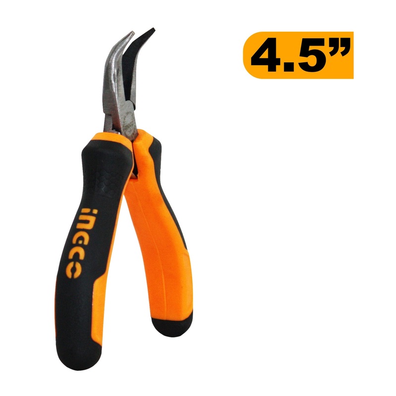 Ingco HMBNP08115 Mini Bent Nose Pliers 4.5"