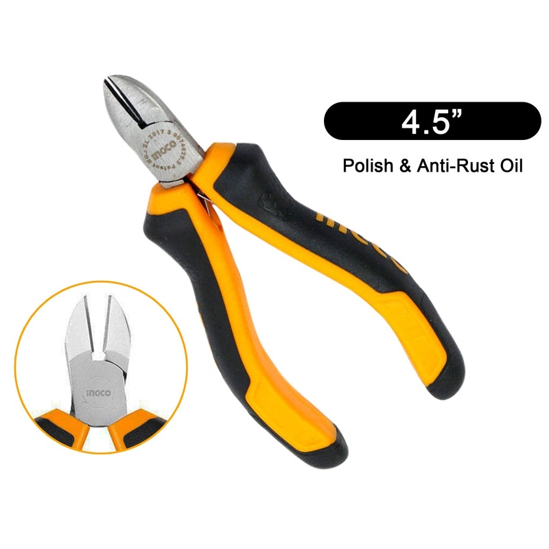 Ingco HMDCP08115 Mini Diagonal Cutting Pliers 4.5"