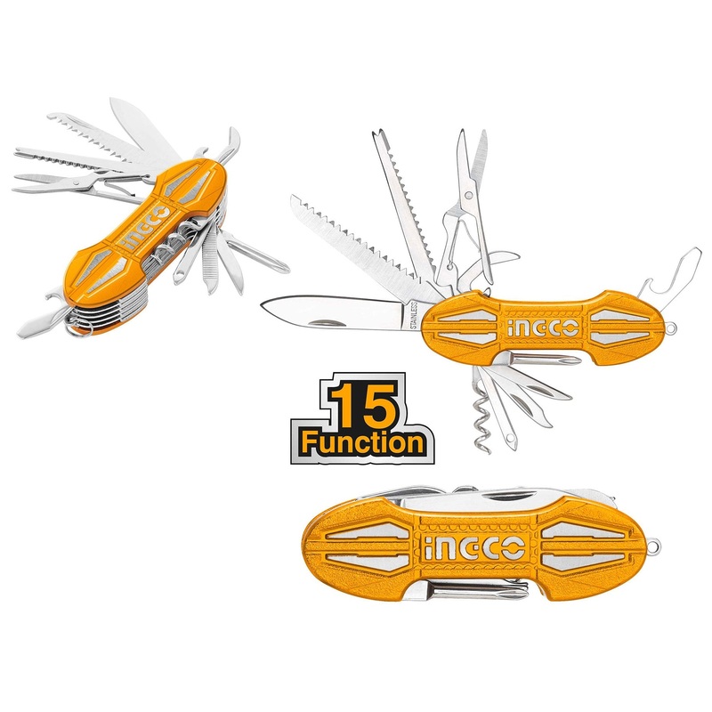 Ingco HMFK8158 Multi Function Cutter Knife (15-Way)