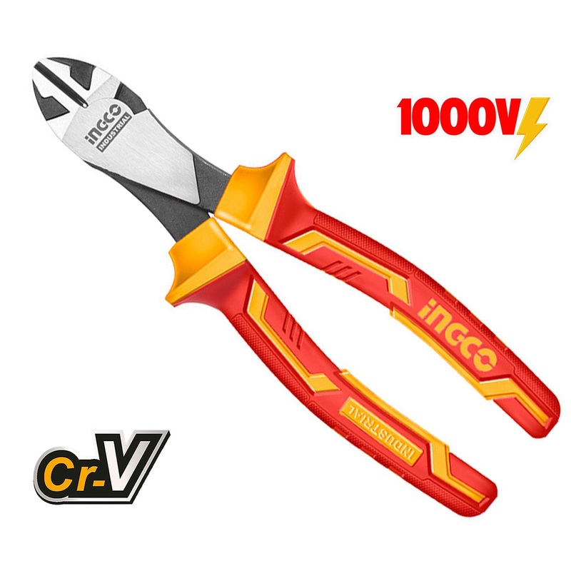 Ingco Insulated Heavy Duty Diagonal Cutting Pliers 1000V (Polish)