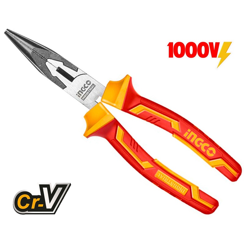 Ingco Insulated Long Nose Pliers (Polish)