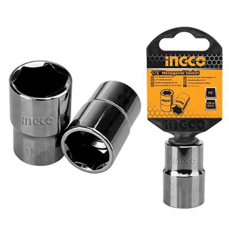 Ingco 1/2" Drive Hexagonal Socket Wrench 6pts [Loose]