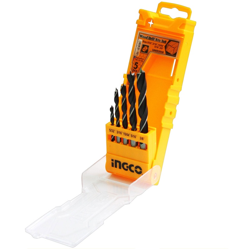 Ingco 5pcs Wood Drill Bit Set