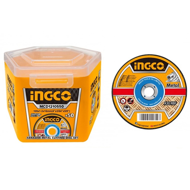 Ingco Abrasive Metal Cutting Disc Set