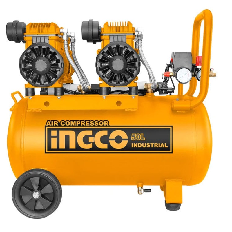 Ingco ACS224501P Air Compressor Oilless X2 1500W 4HP 50L