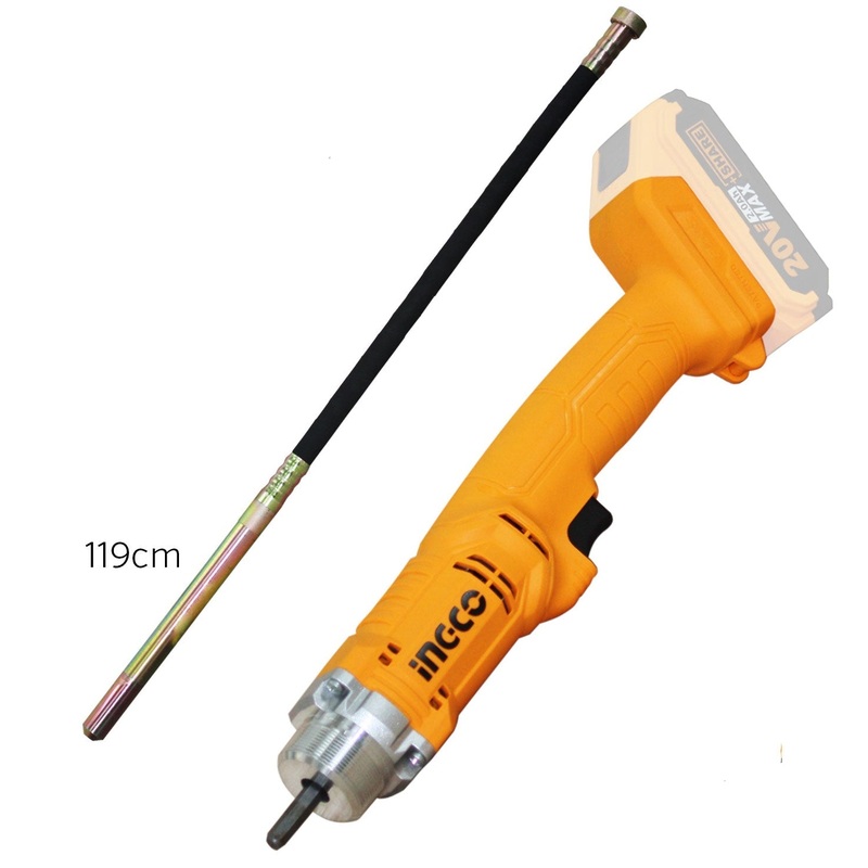 Ingco CCVLI202301 20V Cordless Li-Ion Concrete Vibrator