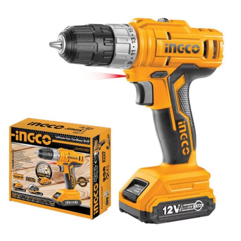 Ingco CDLI1221 20V Cordless Li-Ion Cordless Drill
