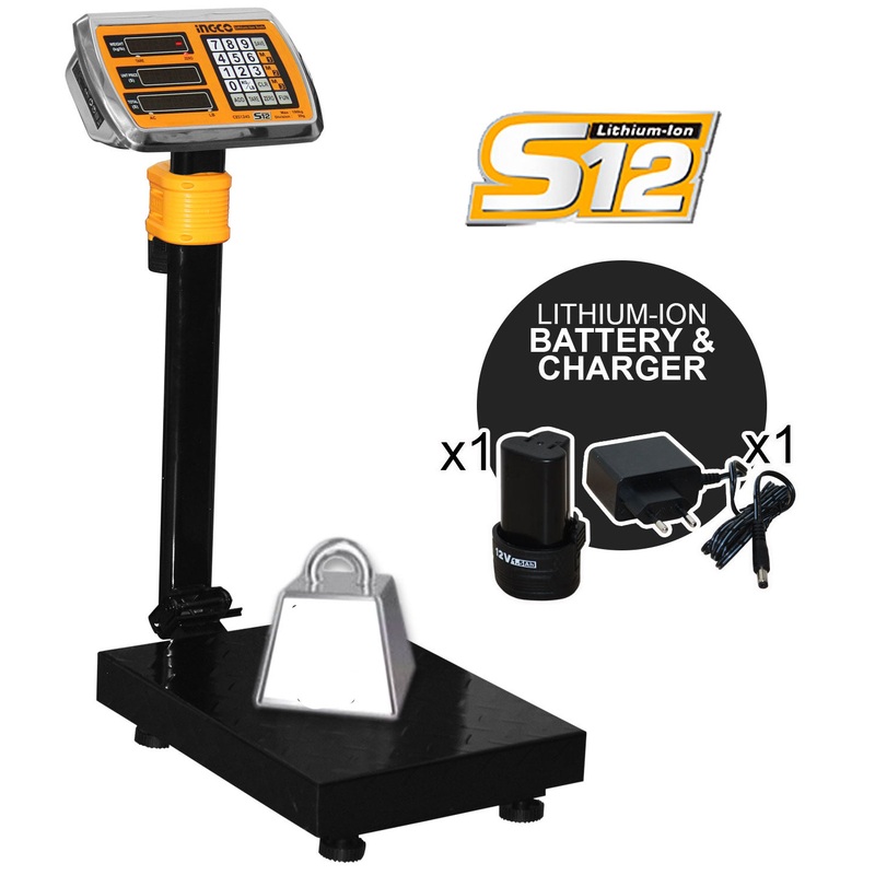 Ingco CES1267 12V Cordless Weighing Scale 12V