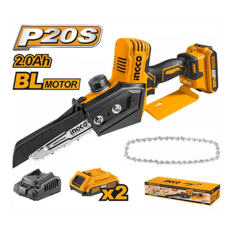 Ingco CGSLI20682 20V Cordless Li-Ion Mini Saw 20V