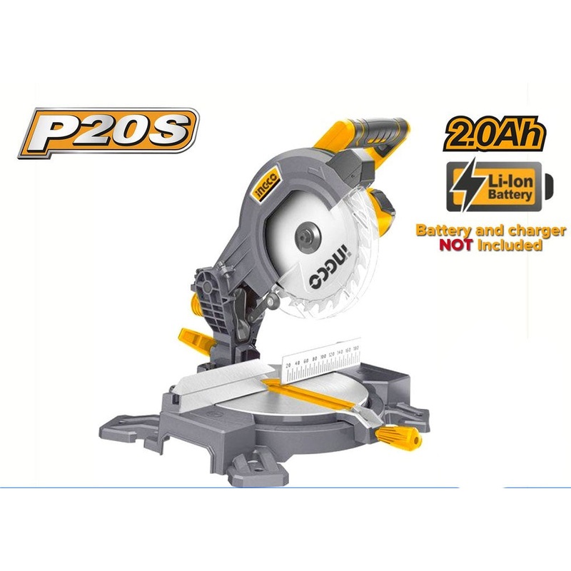 Ingco CMS2001 20V Cordless Li-Ion Mitre Saw 20V