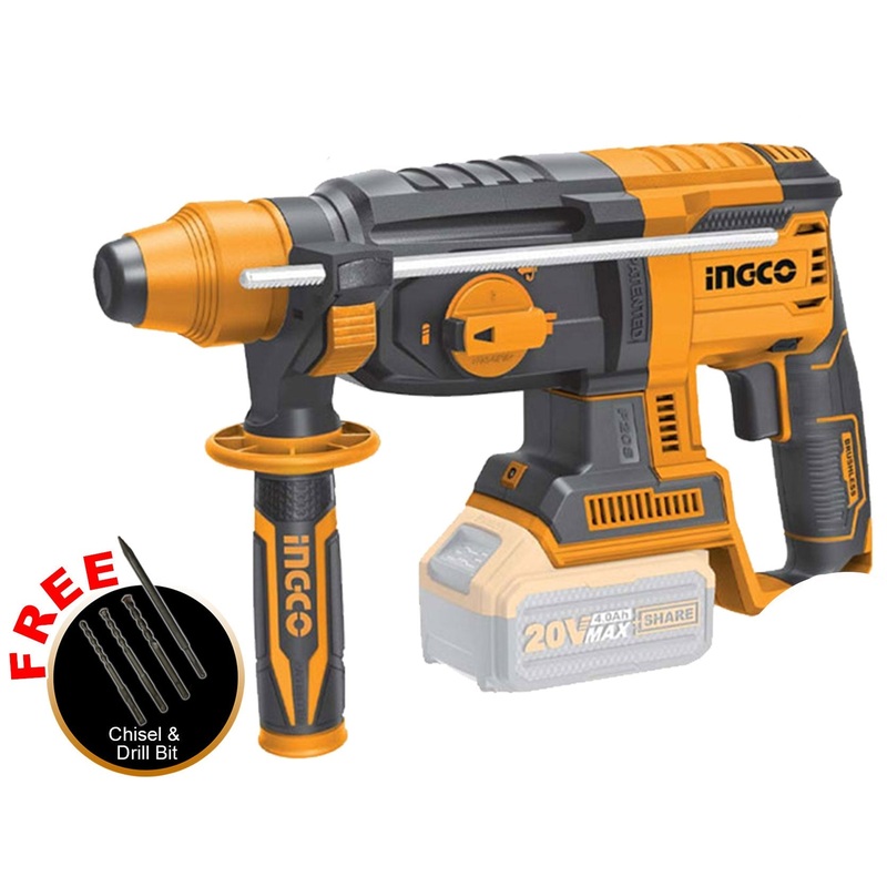 Ingco CRHLI20228 20V Cordless Li-Ion Rotary Hammer