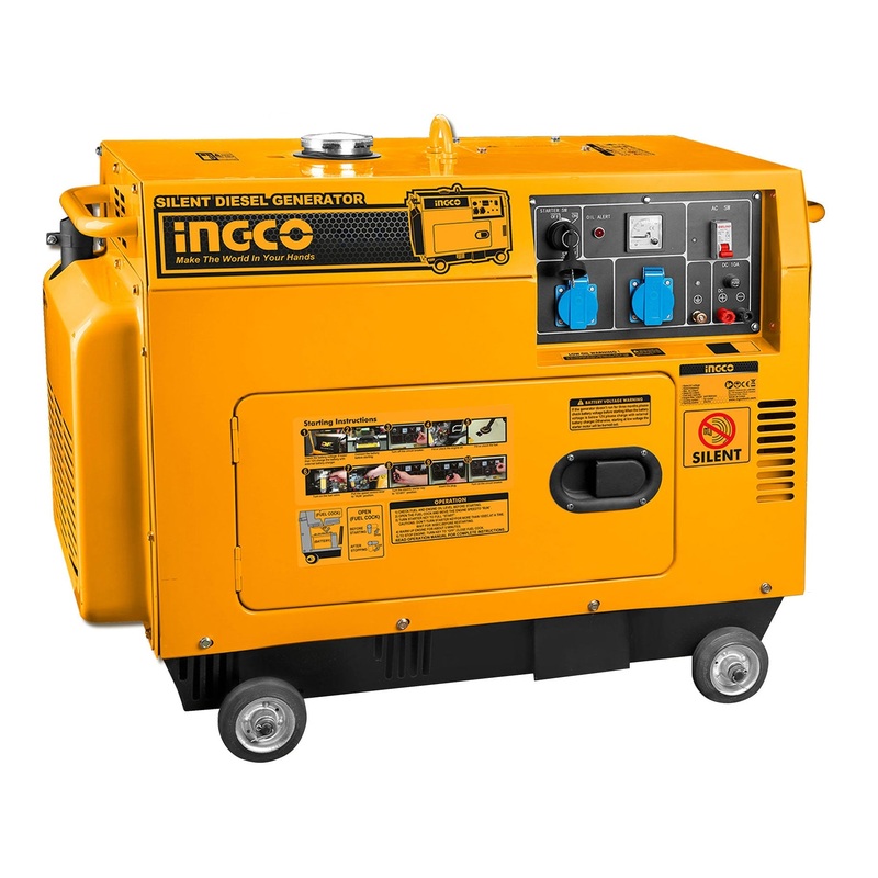 Ingco GSE60001-5P Silent Diesel Generator 6KVA