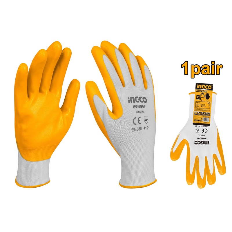 Ingco HGNG01 Nitrile Gloves
