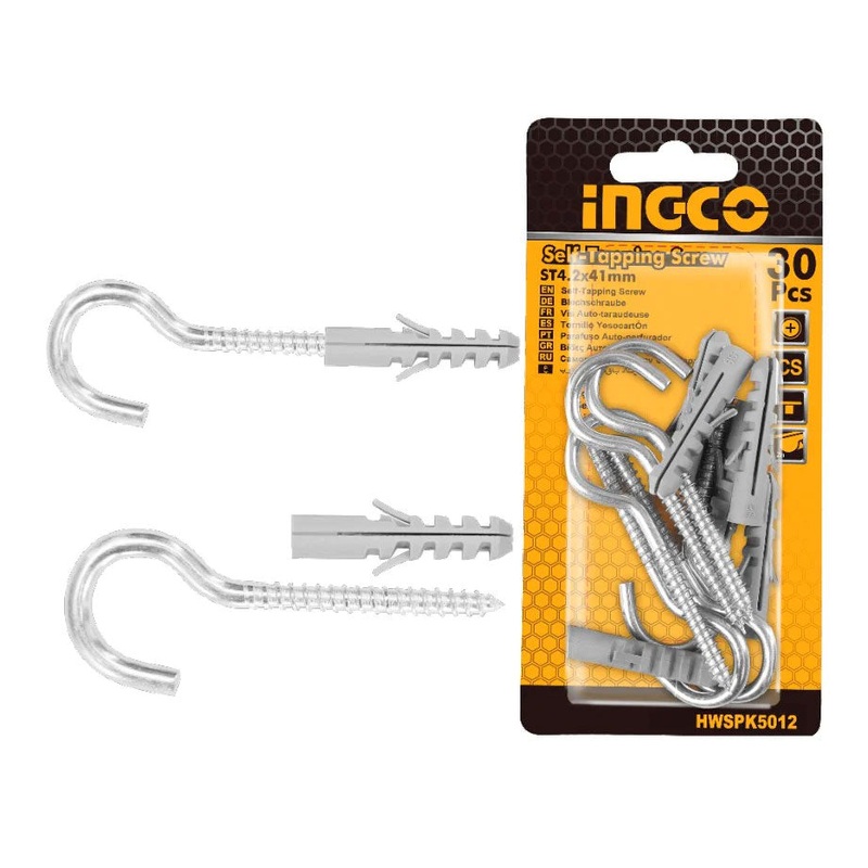 Ingco Screw Plug Sets w/ Hook