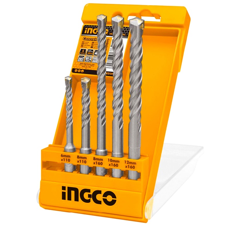 Ingco AKD2052 SDS PLUS Drill Bits Set