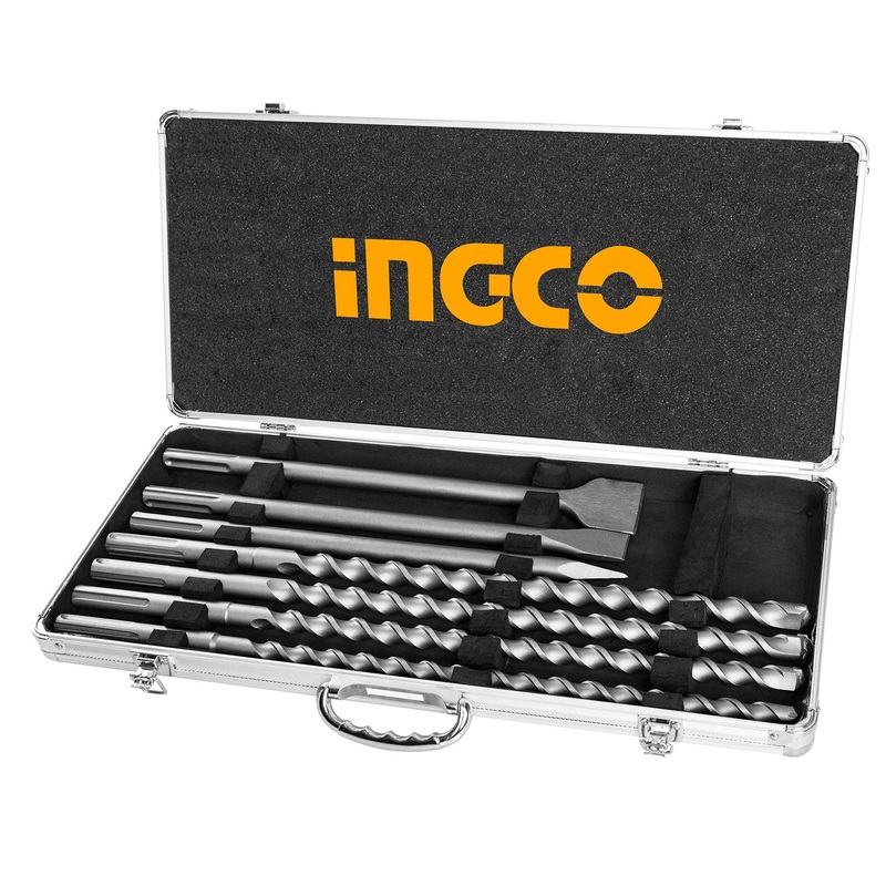 Ingco AKD5075 SDS-Max Drill Bit and Chisel Set