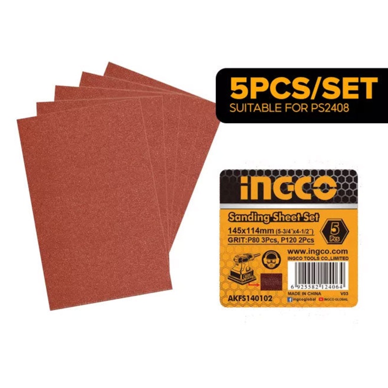 Ingco AKFS140102 Sanding Sheet Set for PS2408