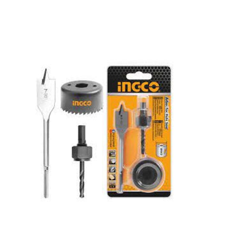 Ingco AKHS302 3pcs Lock Installation Hole Saw Set