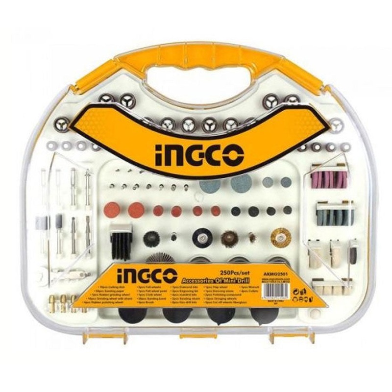 Ingco AKMG2501 250pcs Accessories of Rotary Tool