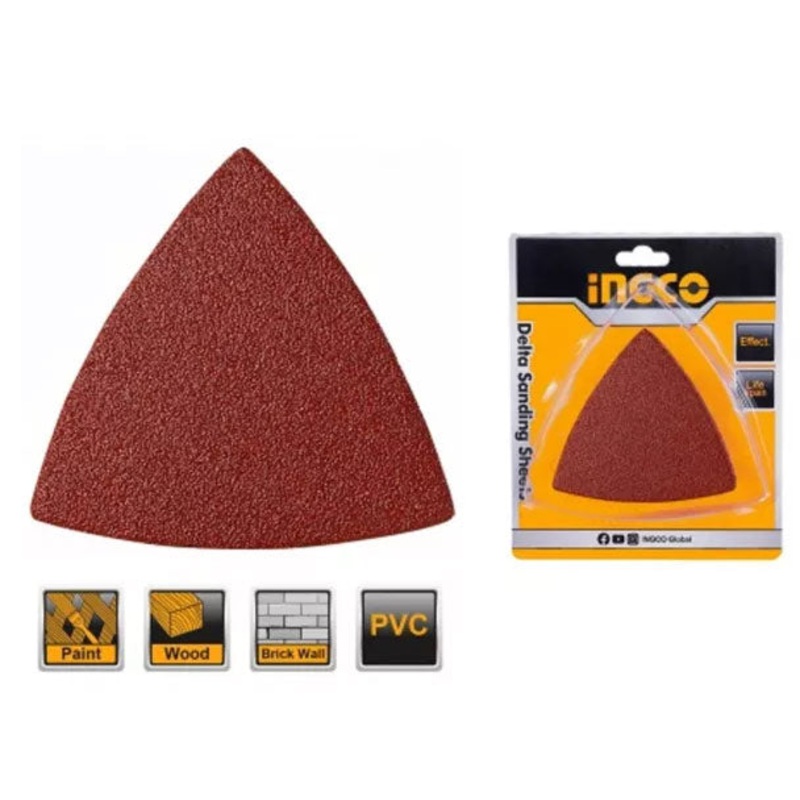 Ingco AKTS080201 Delta Sanding Sheets