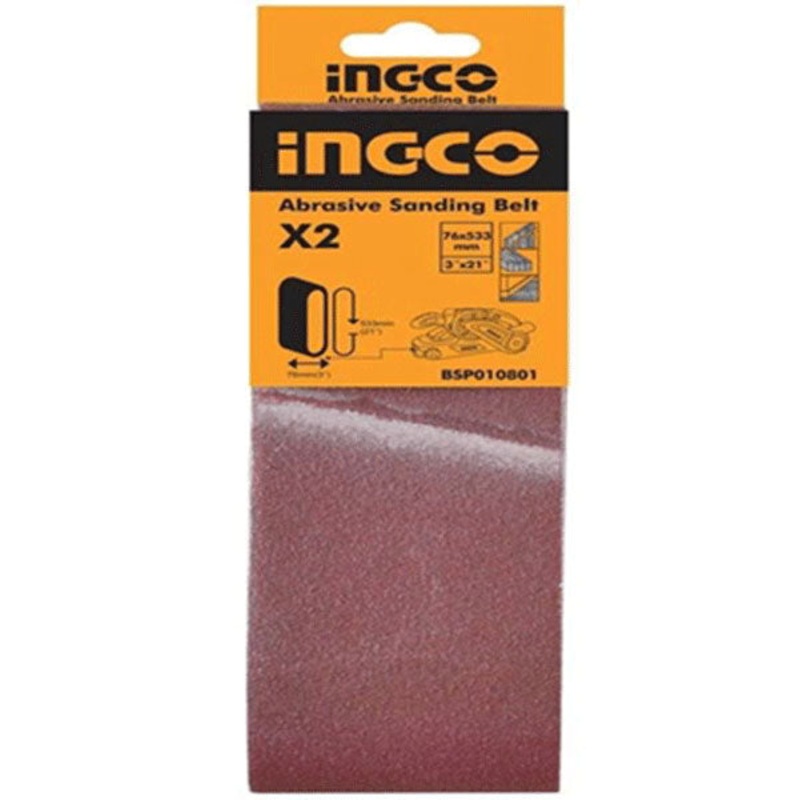 Ingco BSP020801 Sanding Belt Suitable for PBS12001