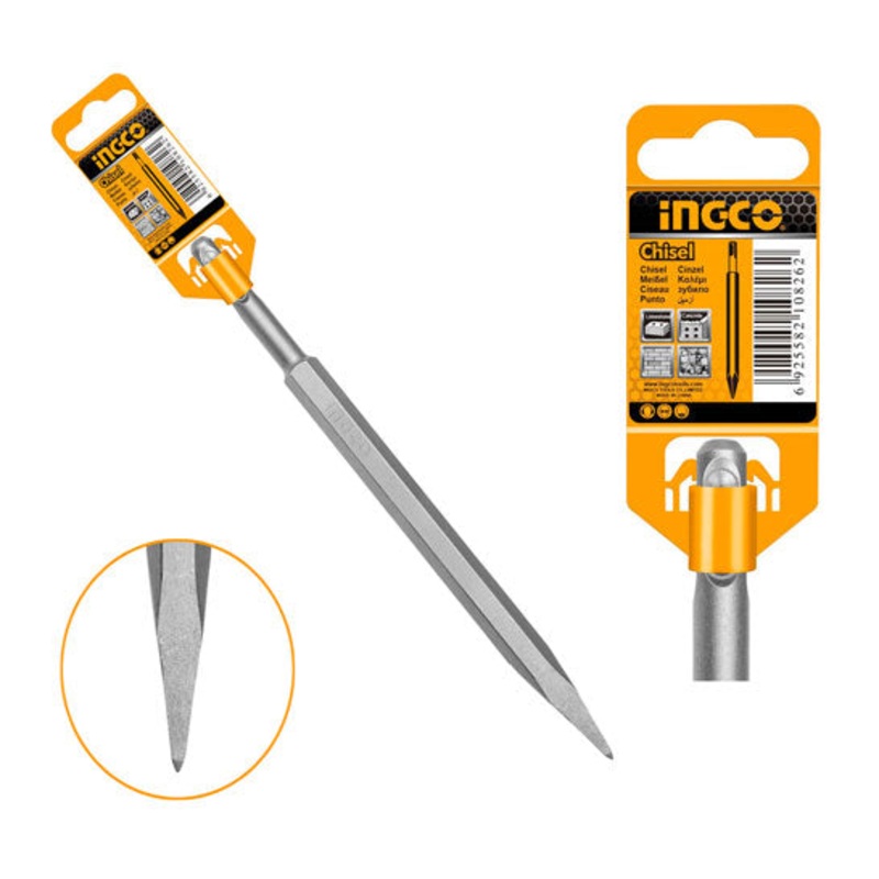 Ingco DBC0112501 SDS PLUS Pointed Chisel 14x250mm