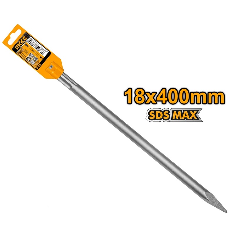 Ingco DBC0214001 SDS MAX Pointed Chisel 18X400mm